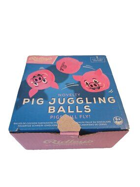 Ridley's Pig Juggling Balls 3 Pieces with How to Juggle Instruction Book